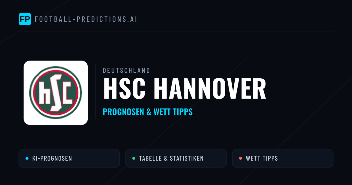 HSC Hannover Prognosen & Statistiken