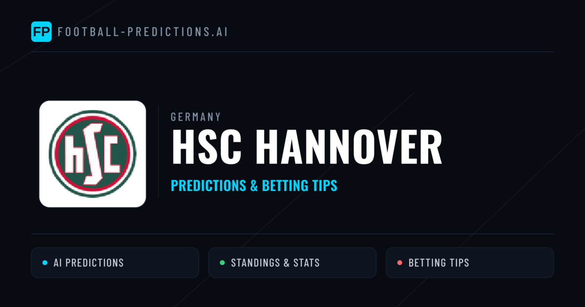 HSC Hannover Predictions & Stats