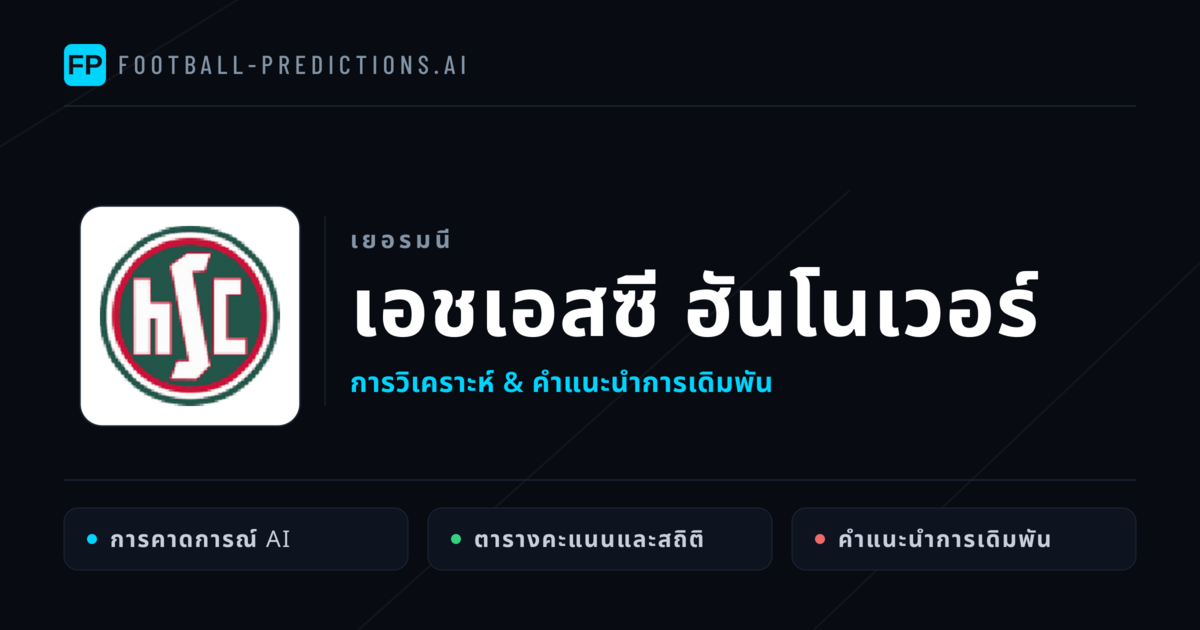 เอชเอสซี ฮันโนเวอร์ การวิเคราะห์และสถิติ