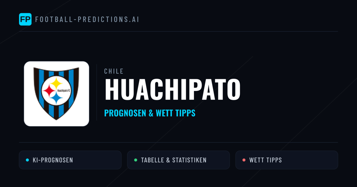 Huachipato Prognosen & Statistiken