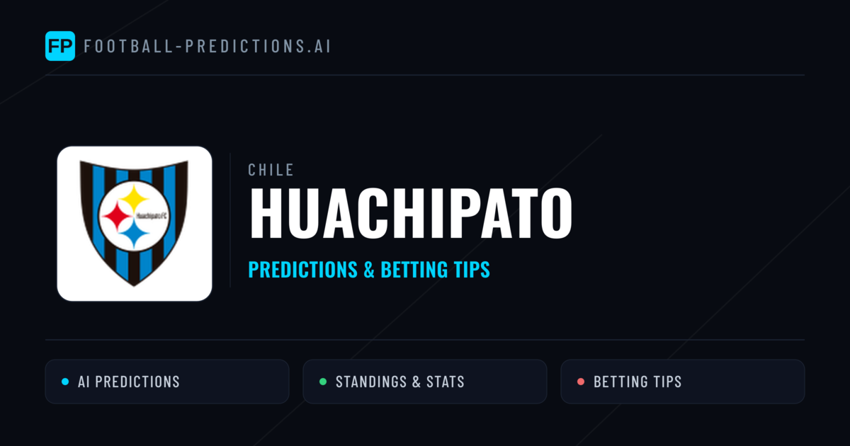 Huachipato Predictions & Stats