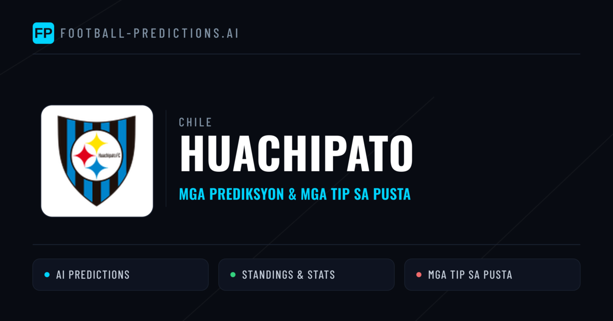 Huachipato Predictions & Stats