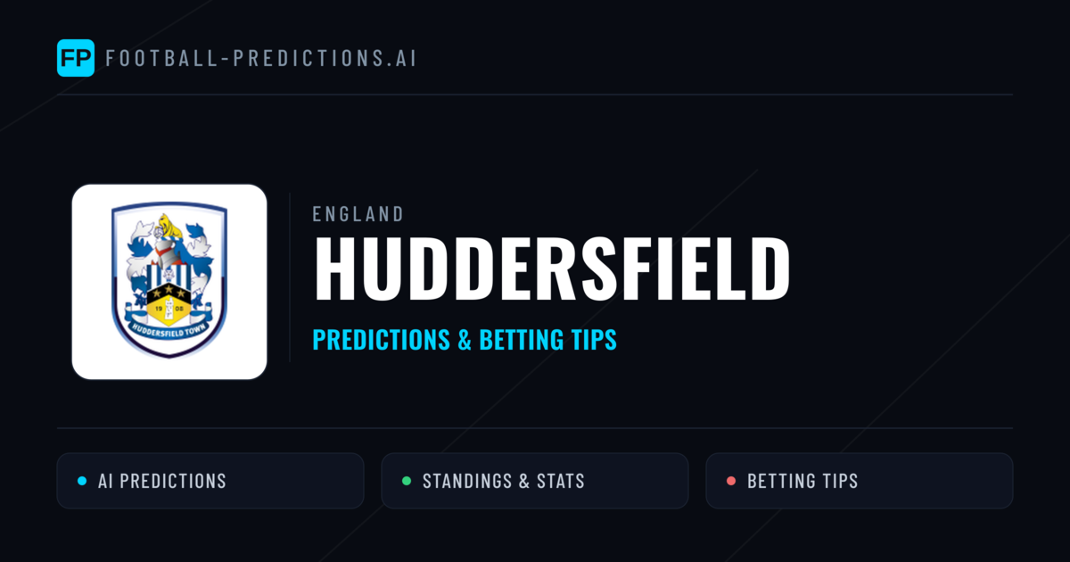Huddersfield Predictions & Stats