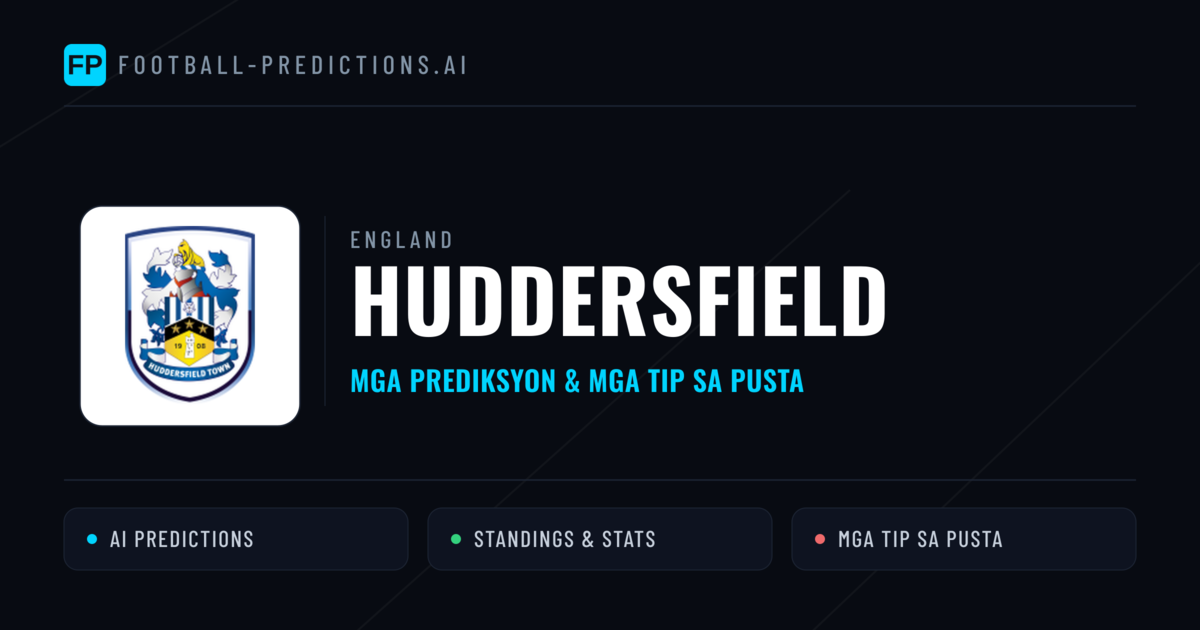 Huddersfield Predictions & Stats