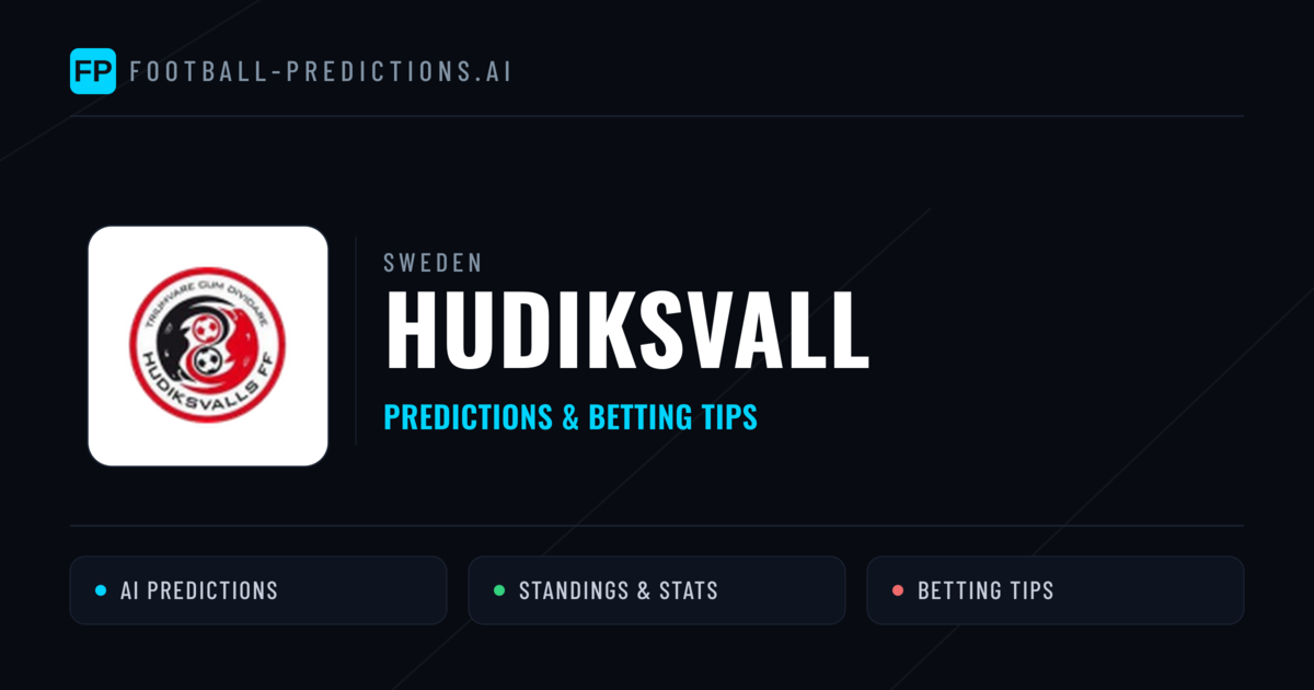 Hudiksvall Predictions & Stats