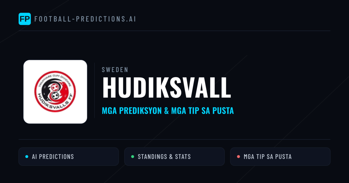 Hudiksvall Predictions & Stats