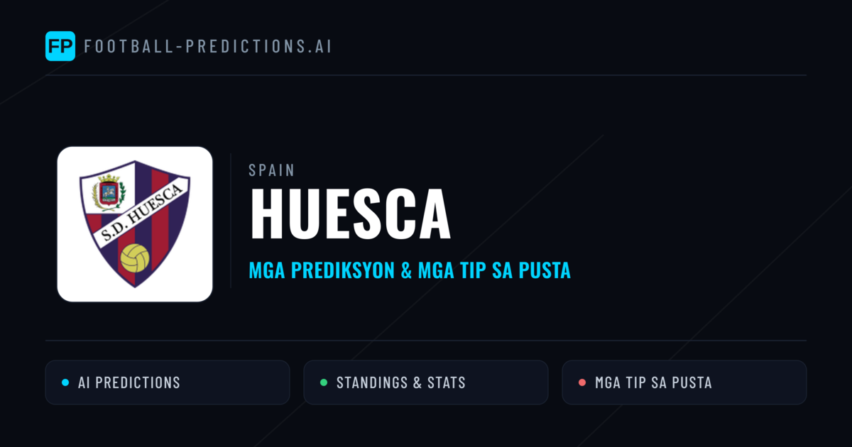 Huesca Predictions & Stats