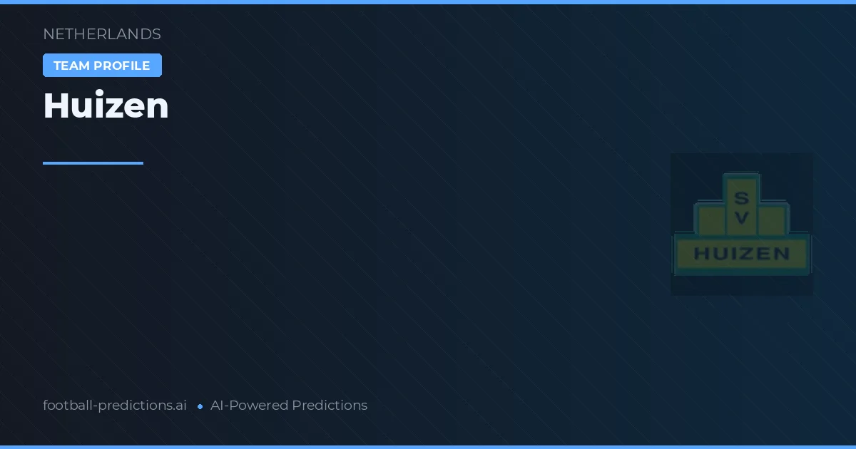 Huizen Predictions & Stats