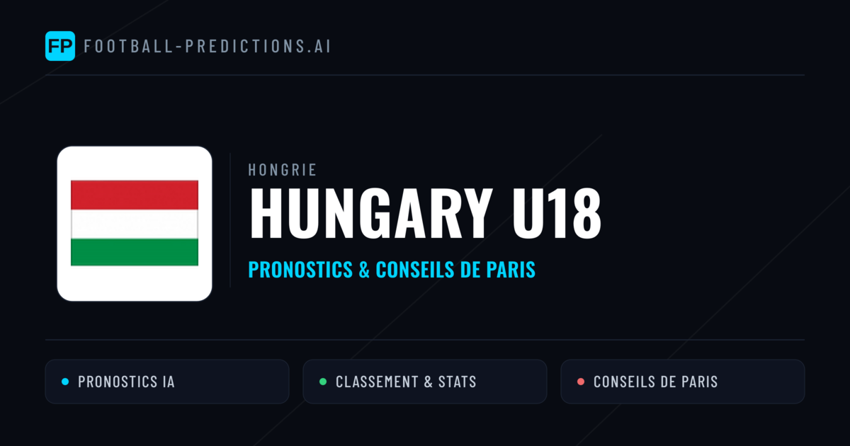 Hungary U18 Pronostics & Statistiques