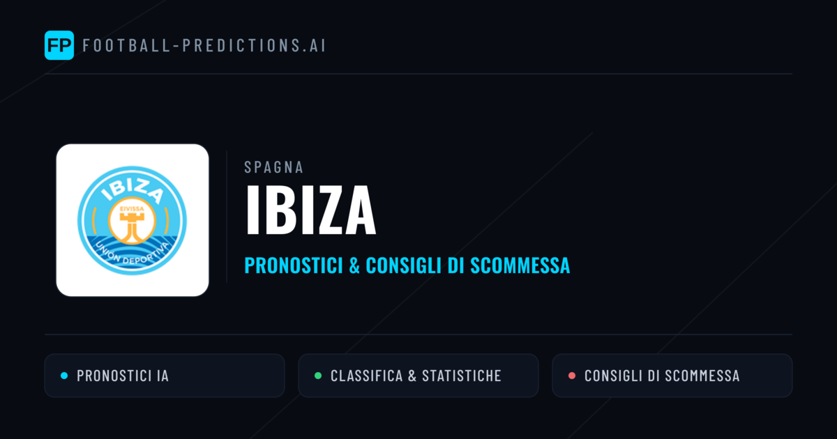 Pronostici e Statistiche Ibiza