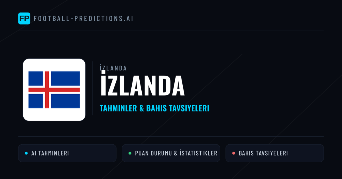 İzlanda Tahminleri & İstatistikler
