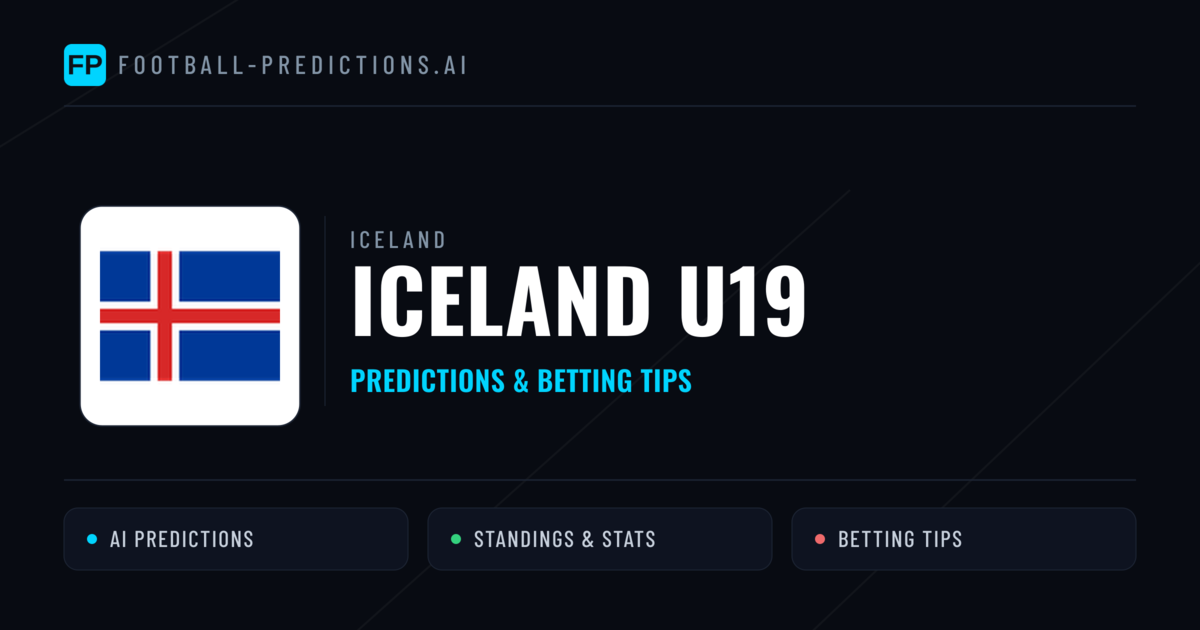 Iceland U19 Predictions & Stats