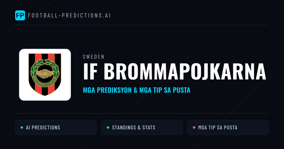 IF Brommapojkarna Predictions & Stats