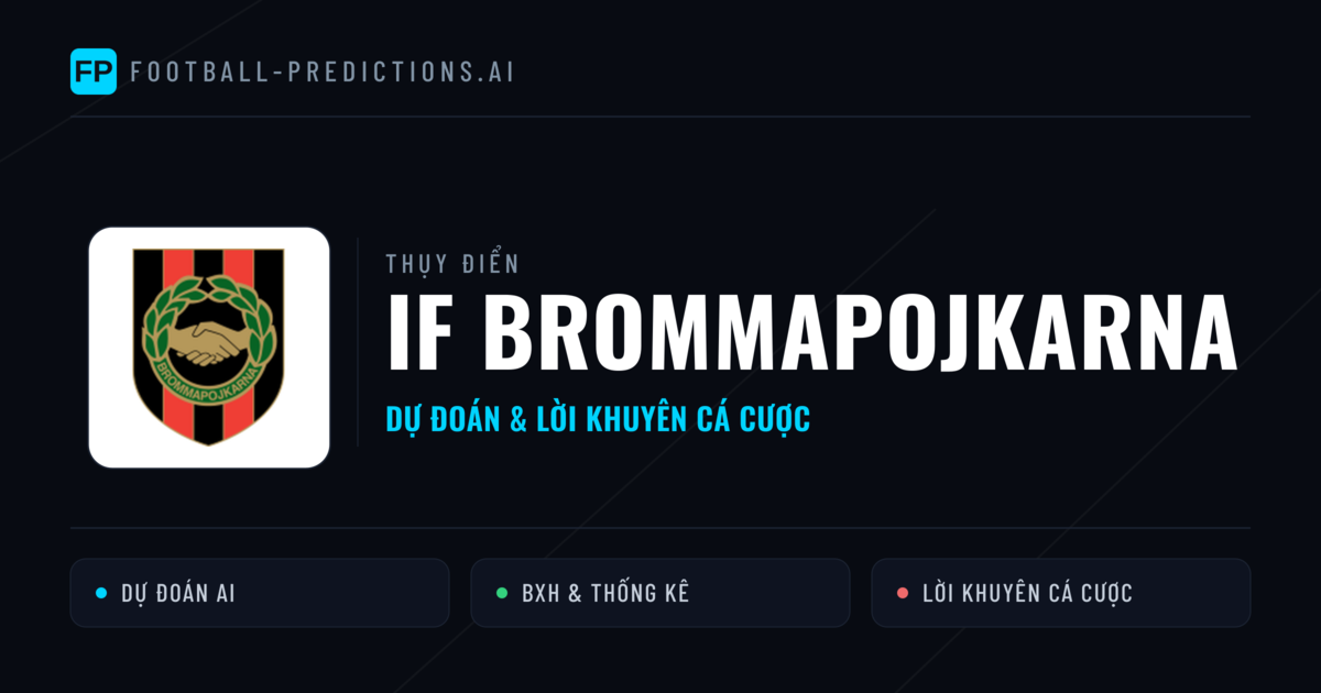 IF Brommapojkarna Dự đoán & Thống kê