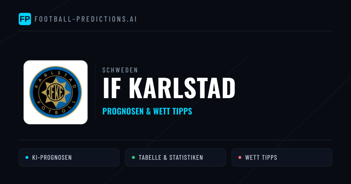 IF Karlstad Prognosen & Statistiken