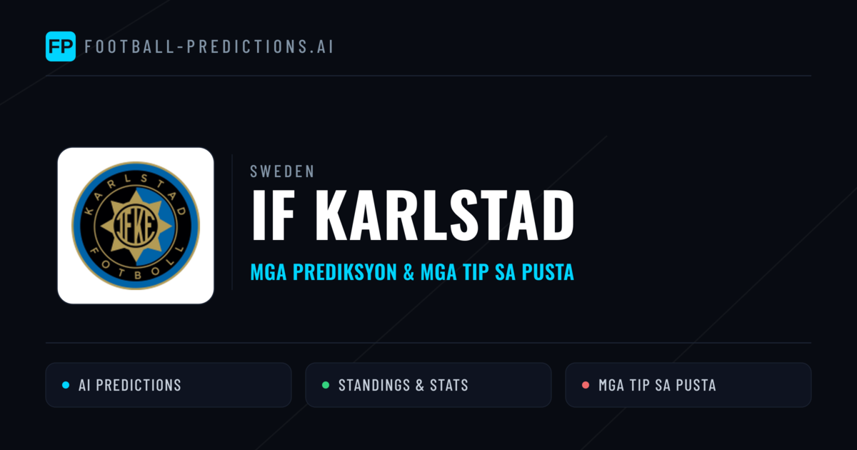 IF Karlstad Predictions & Stats