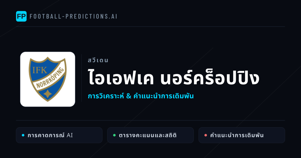 ไอเอฟเค นอร์คร็อปปิง การวิเคราะห์และสถิติ