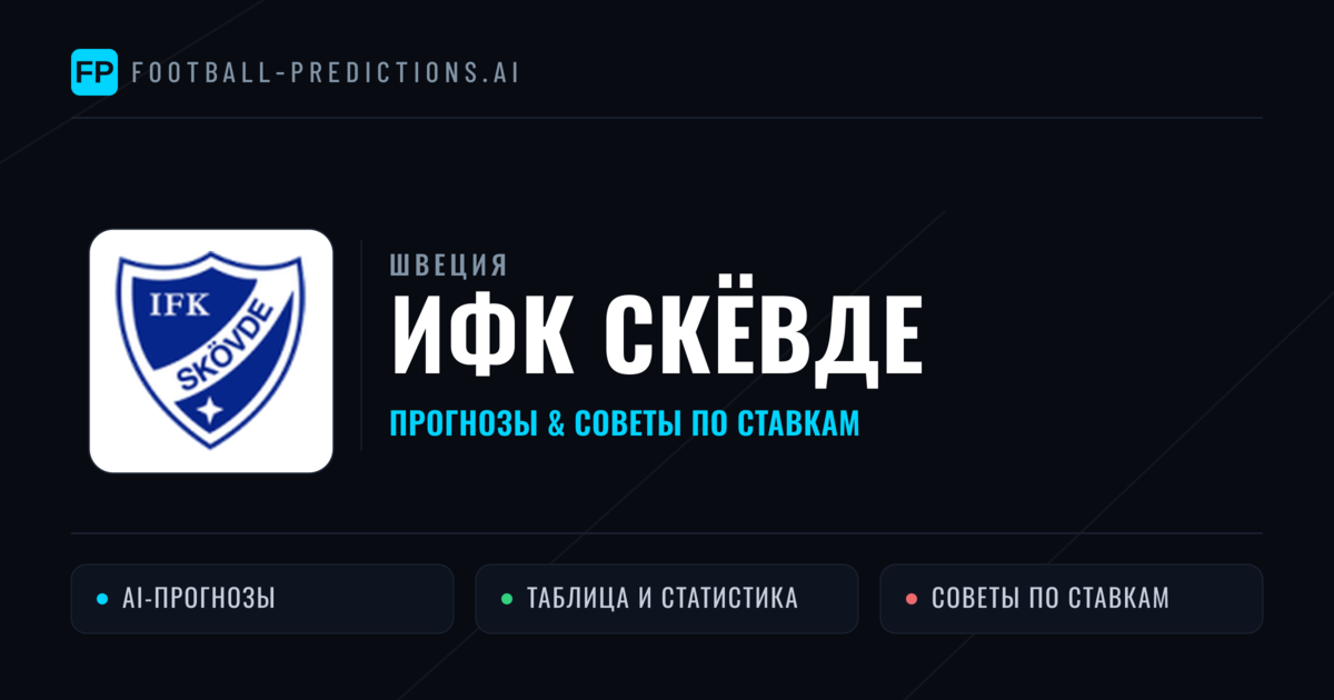 ИФК Скёвде прогнозы и статистика