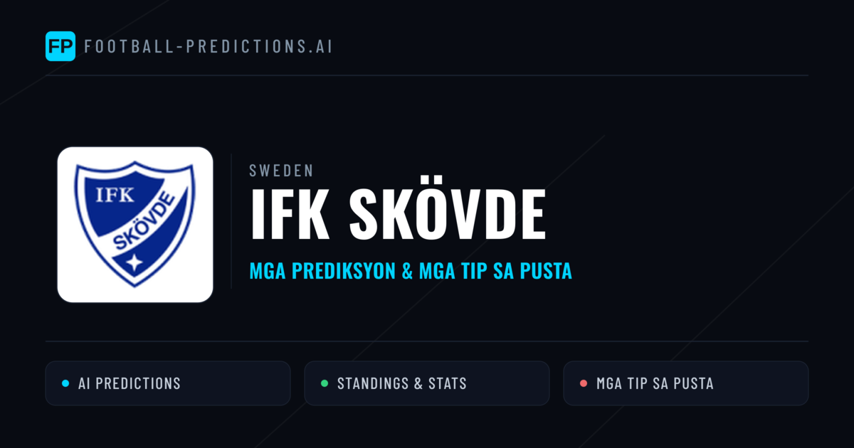 IFK Skövde Predictions & Stats