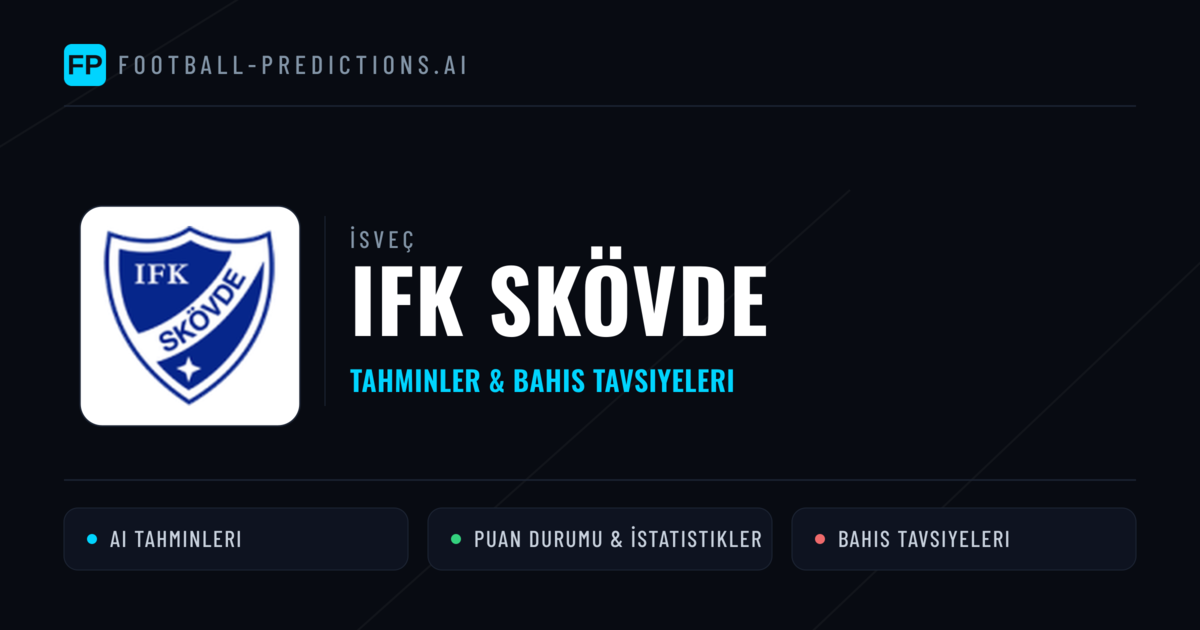 IFK Skövde Tahminleri & İstatistikler