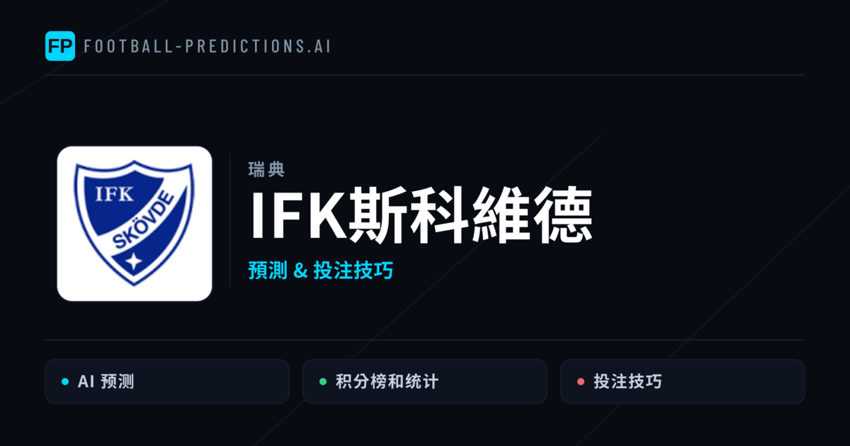 IFK斯科維德 運彩分析|足球預測與數據