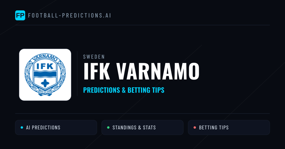 IFK Varnamo Predictions & Stats