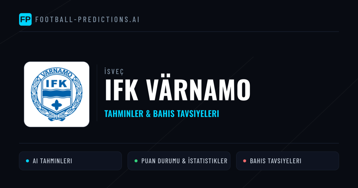 IFK Värnamo Tahminleri & İstatistikler
