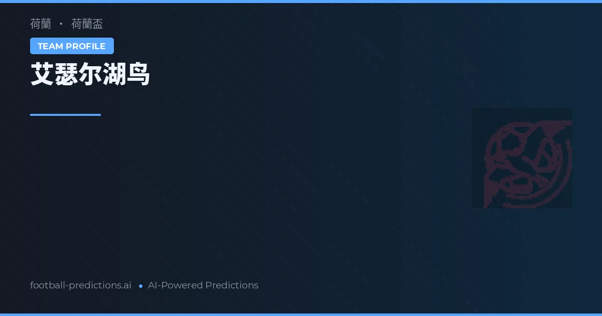 Ijsselmeervogels Predictions & Stats