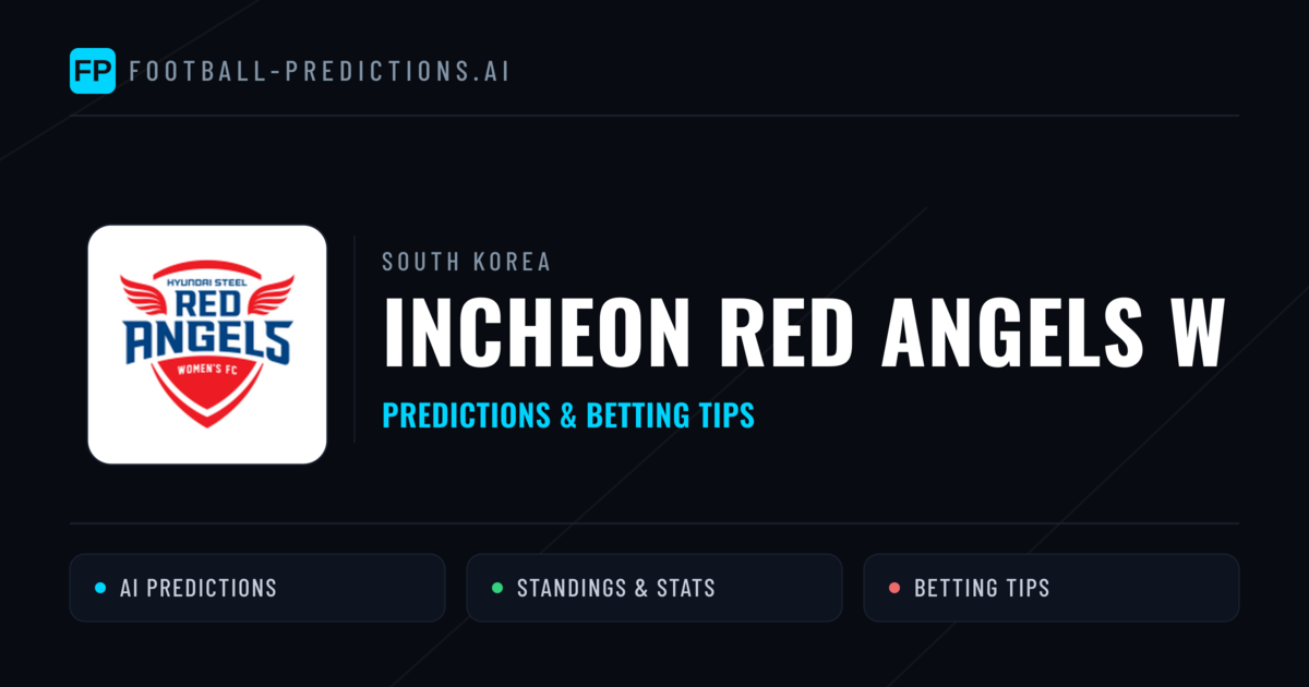 Incheon Red Angels W Predictions & Stats