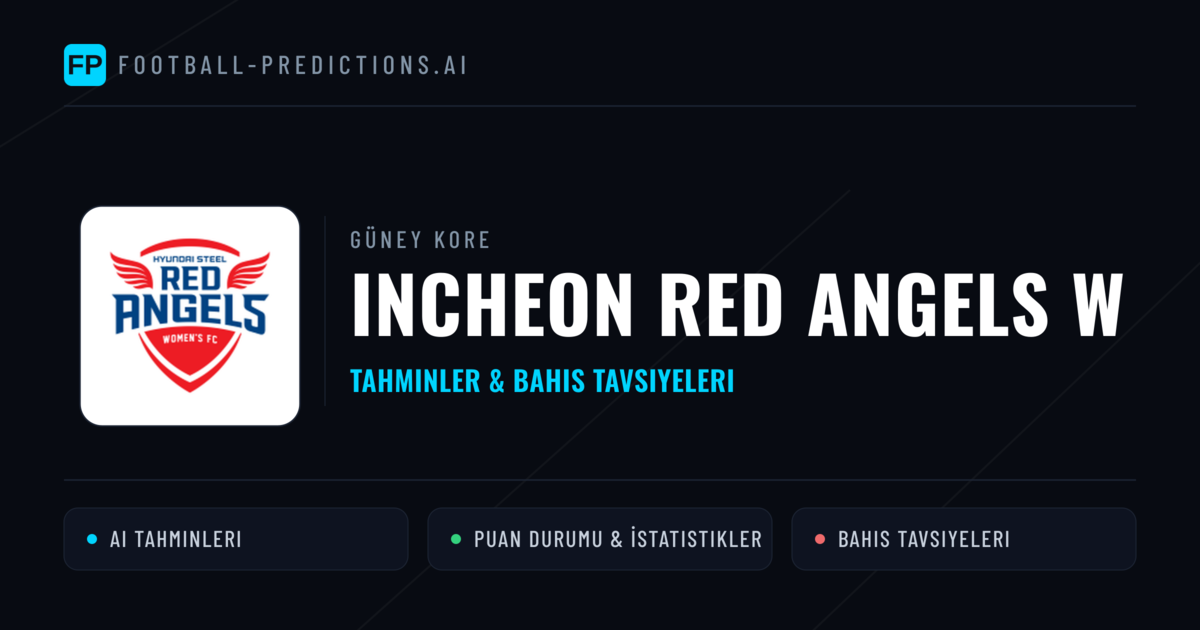 Incheon Red Angels W Tahminleri & İstatistikler