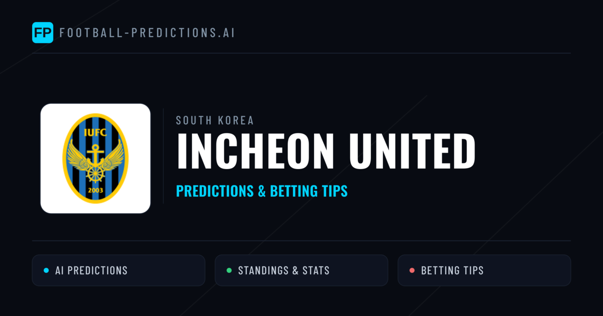 Incheon United Predictions & Stats
