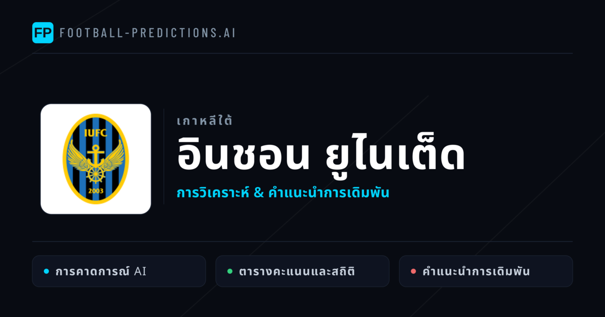 อินชอน ยูไนเต็ด การวิเคราะห์และสถิติ