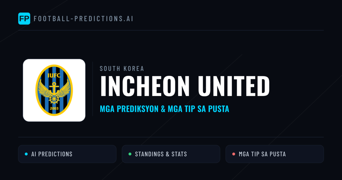 Incheon United Predictions & Stats
