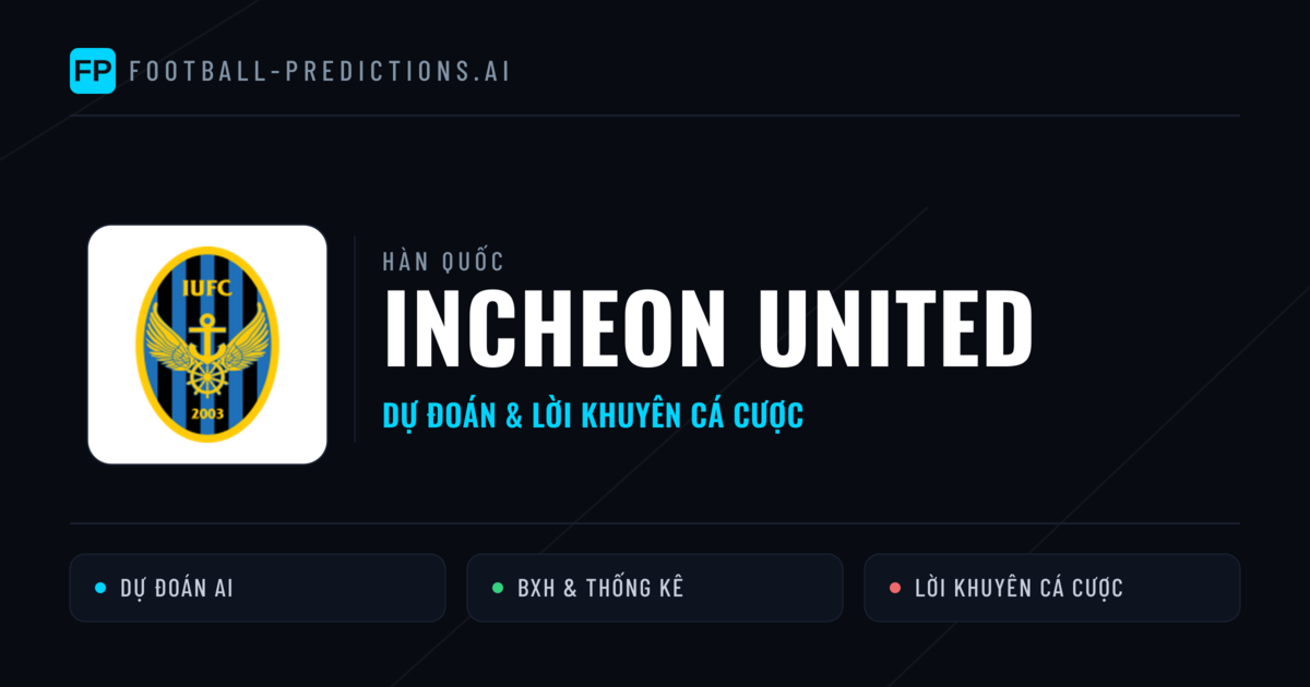 Incheon United Dự đoán & Thống kê
