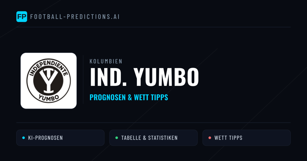 Ind. Yumbo Prognosen & Statistiken