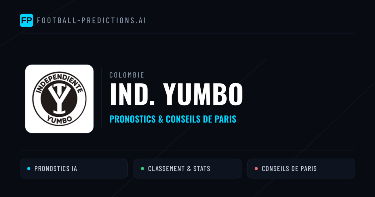Ind. Yumbo Pronostics & Statistiques