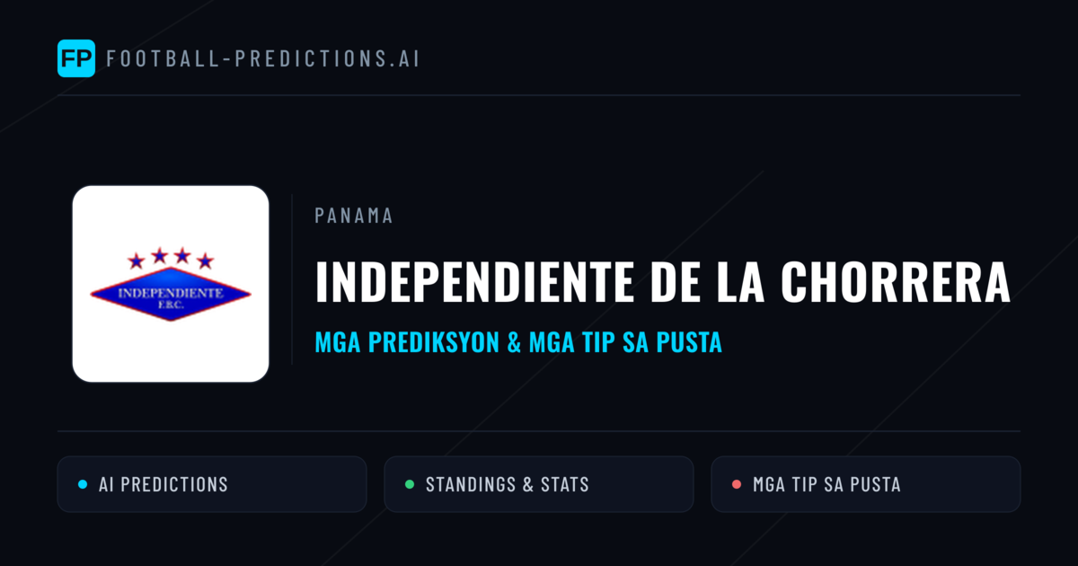 Independiente de La Chorrera Predictions & Stats