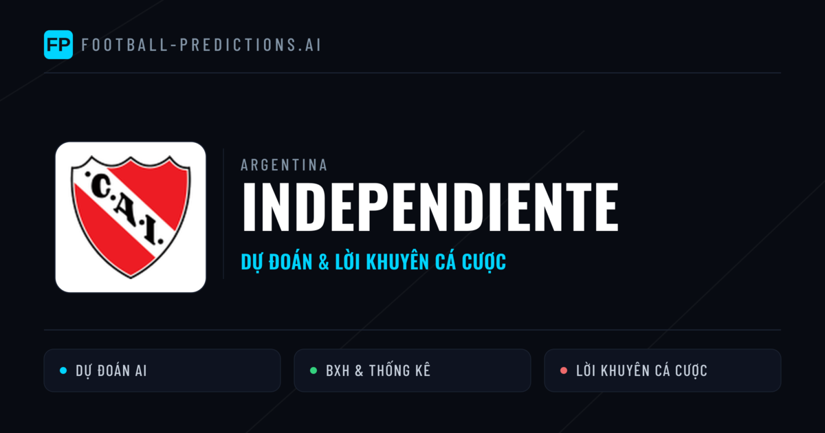 Independiente Dự đoán & Thống kê