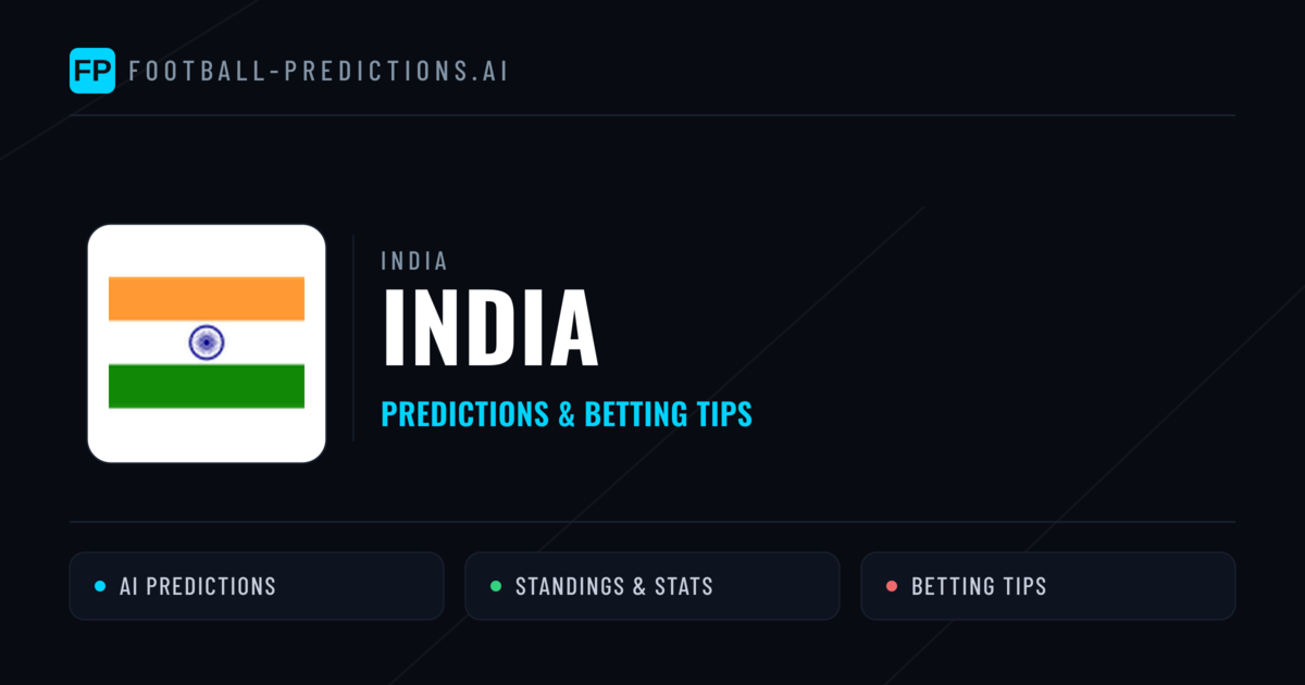 India Predictions & Stats
