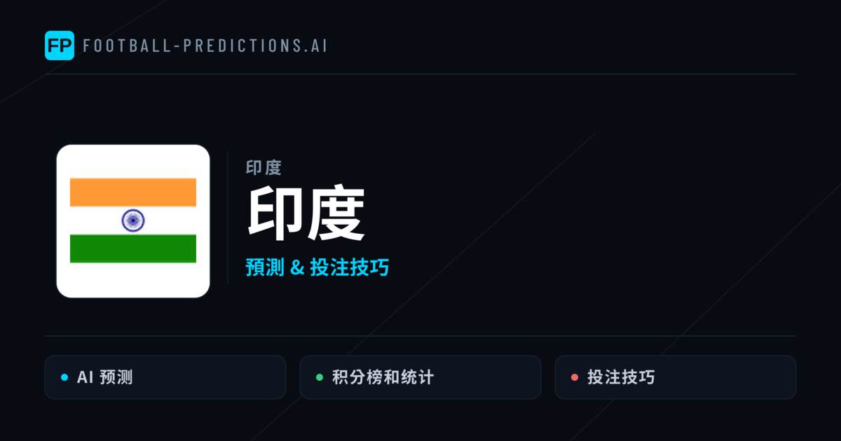 印度 運彩分析｜足球預測與數據