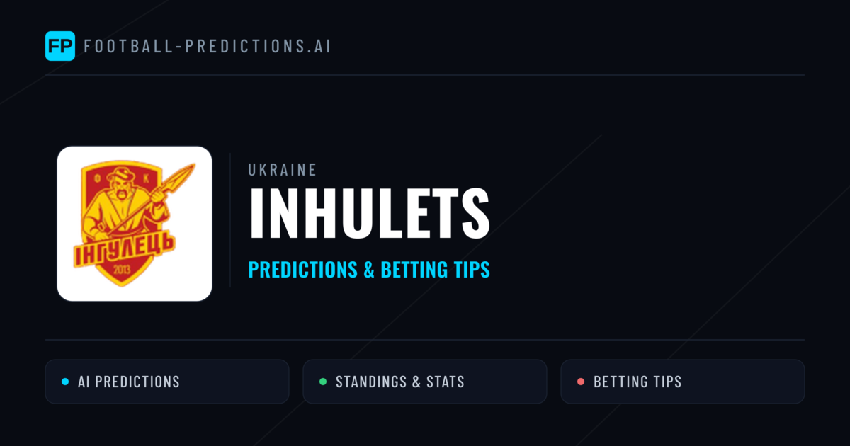 Inhulets Predictions & Stats