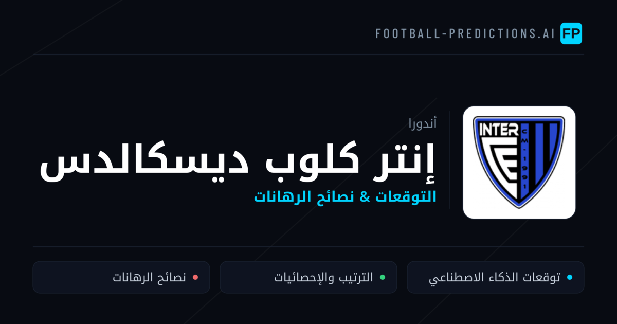 إنتر كلوب ديسكالدس توقعات واحصائيات