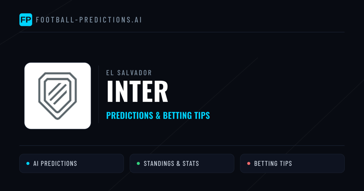 Inter Predictions & Stats