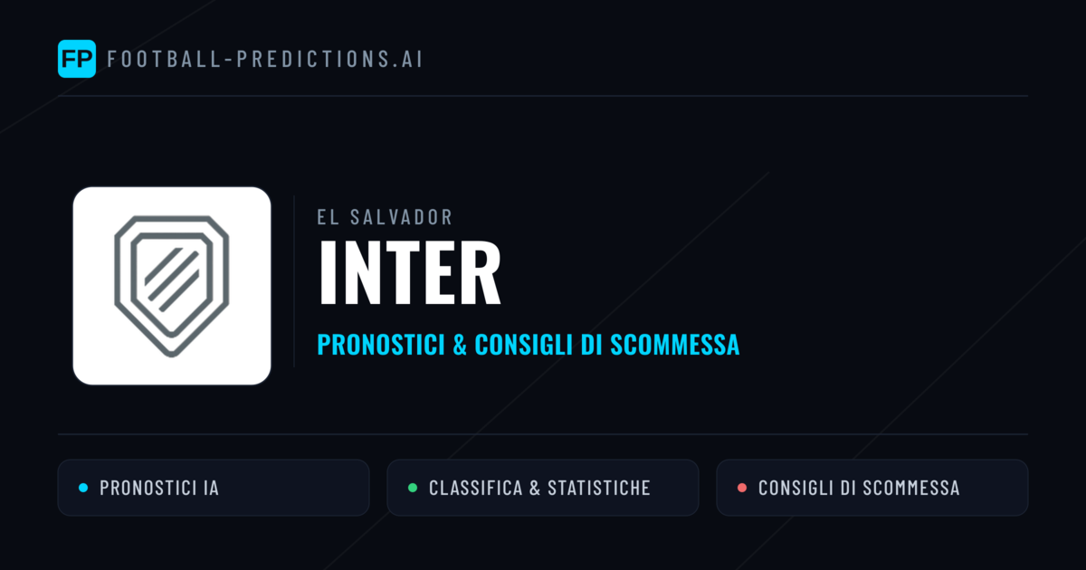 Pronostici e Statistiche Inter
