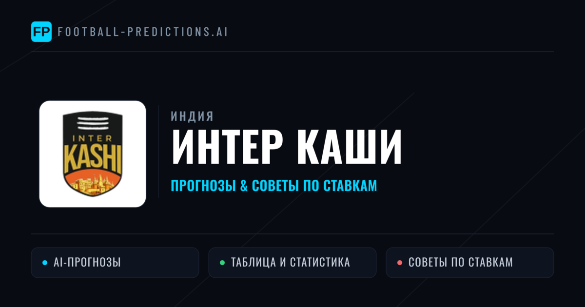 Интер Каши прогнозы и статистика