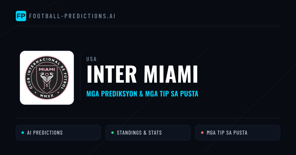 Inter Miami Predictions & Stats