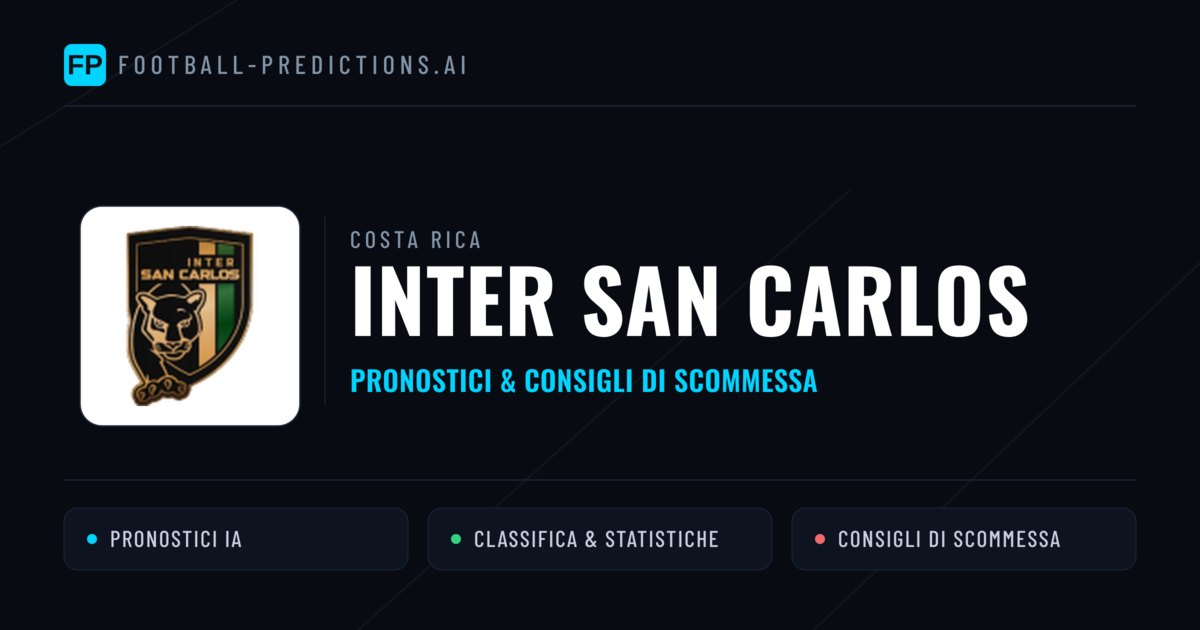 Pronostici e Statistiche Inter San Carlos