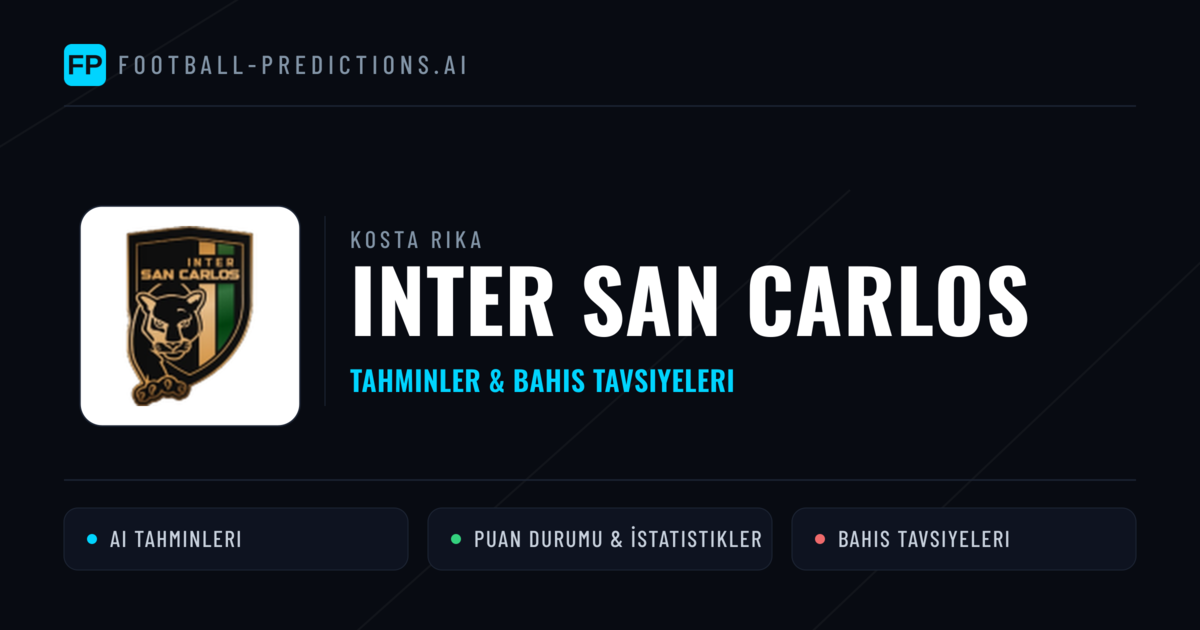 Inter San Carlos Tahminleri & İstatistikler
