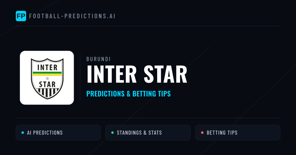 Inter Star Predictions & Stats
