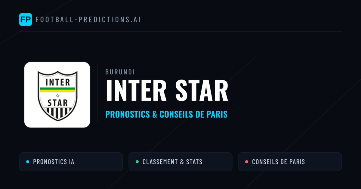 Inter Star Pronostics & Statistiques